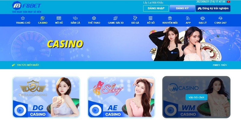 F8BET - Top 10 casino online tiếng tăm nhất hiện nay