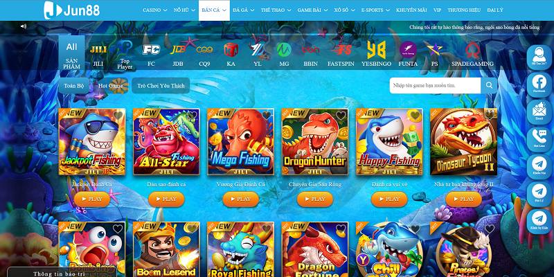 Slot game Jun88 luôn khiến cho nhiều tân thủ phải si mê